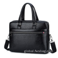 China Leather Businessbag Men Leather Briefcase Manufactory